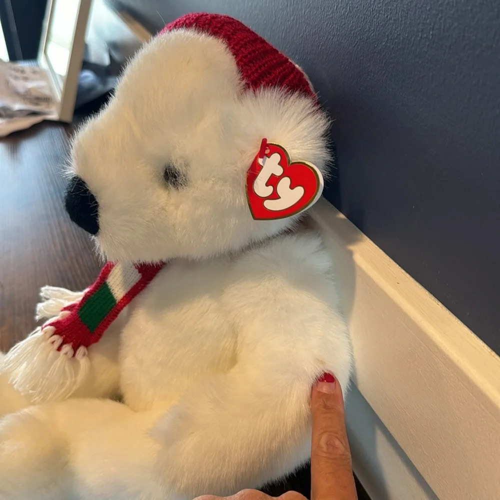 NWT Holiday Bear Ty Vintage Classic Plush 1997 Collectible Toy - Picture 3 of 7